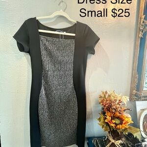 Classy Black and Gray Dress